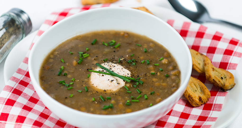 Lentil Soup with Chipotle Sauce image