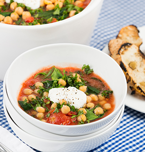 Chickpea Stew made with Astro Yogurt