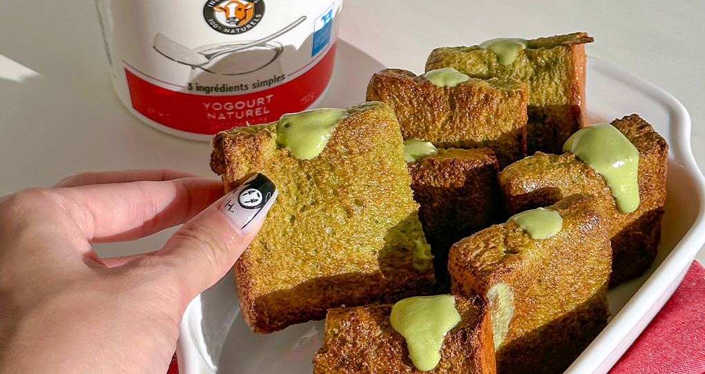 Pocket Matcha French Toast image